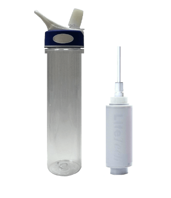 450 liter portable water filter bottle